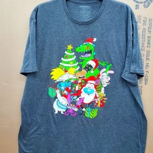 Nickelodeon Cartoon Character Christmas Holiday T-shirt